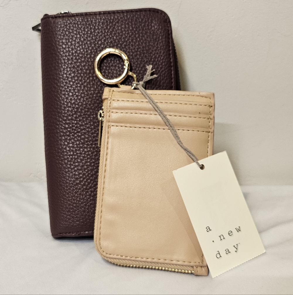 A New Day Wallet and Cardholder Set